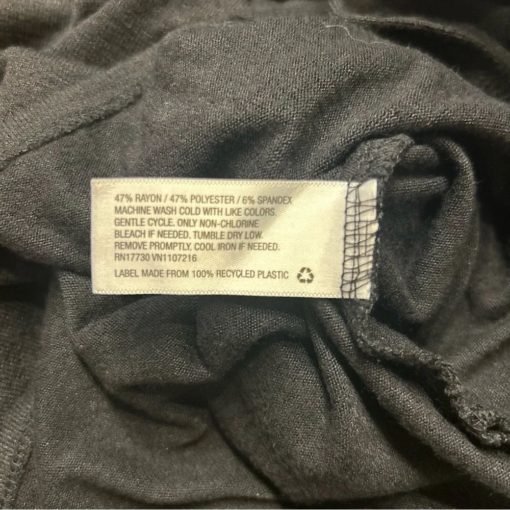 *Worn Once* Prologue Black Knit Long Sleeve Midi Dress, Size Medium - Picture 8 of 9